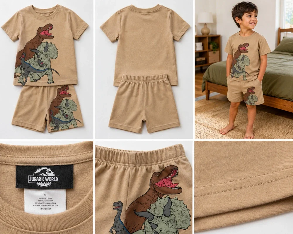 Jurassic World Boys 2-Piece Outfit Set – Size 5